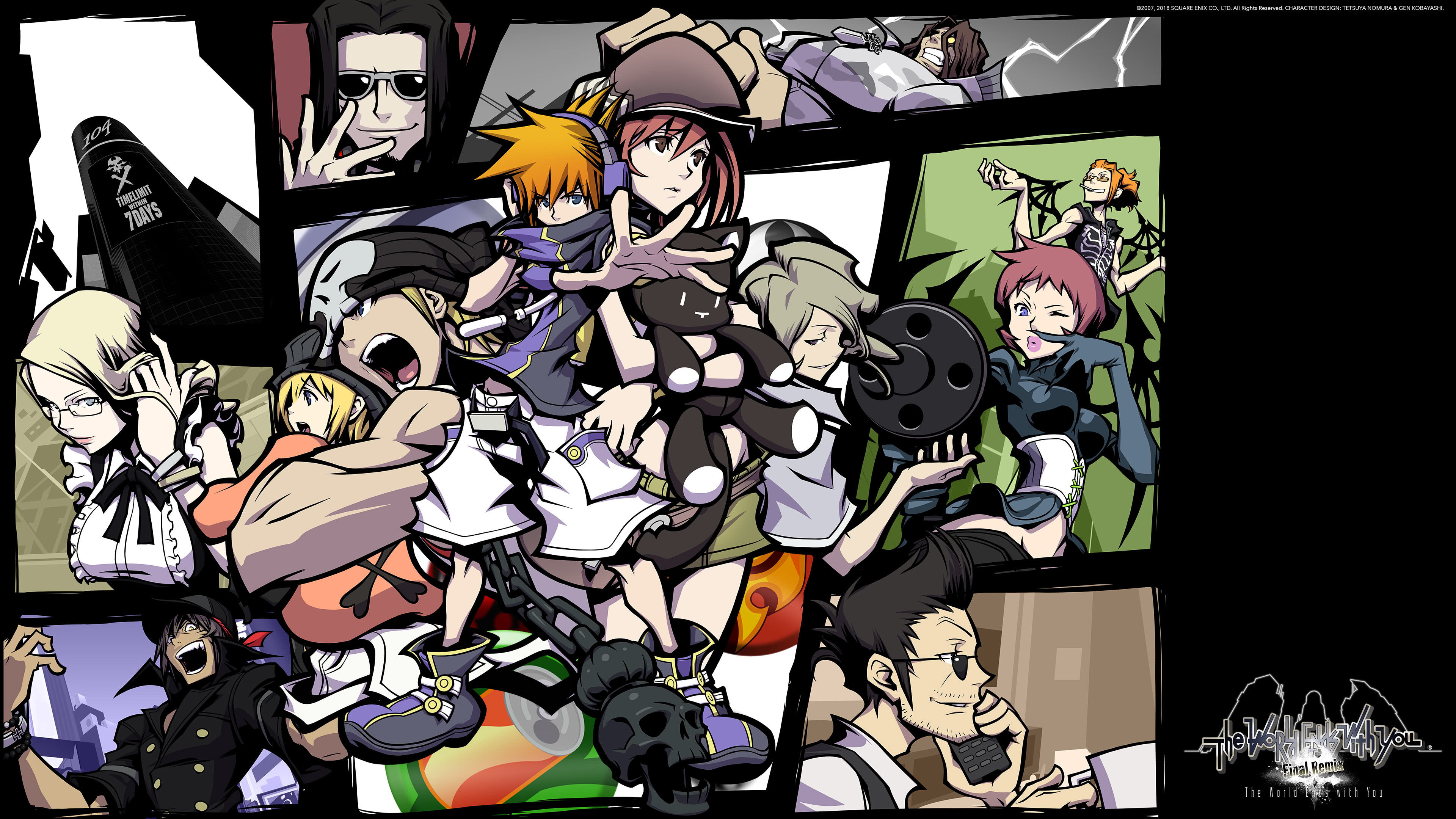 The World Ends With You Final Remix Uhd 4k Wallpaper - World Ends With You Poster - HD Wallpaper 