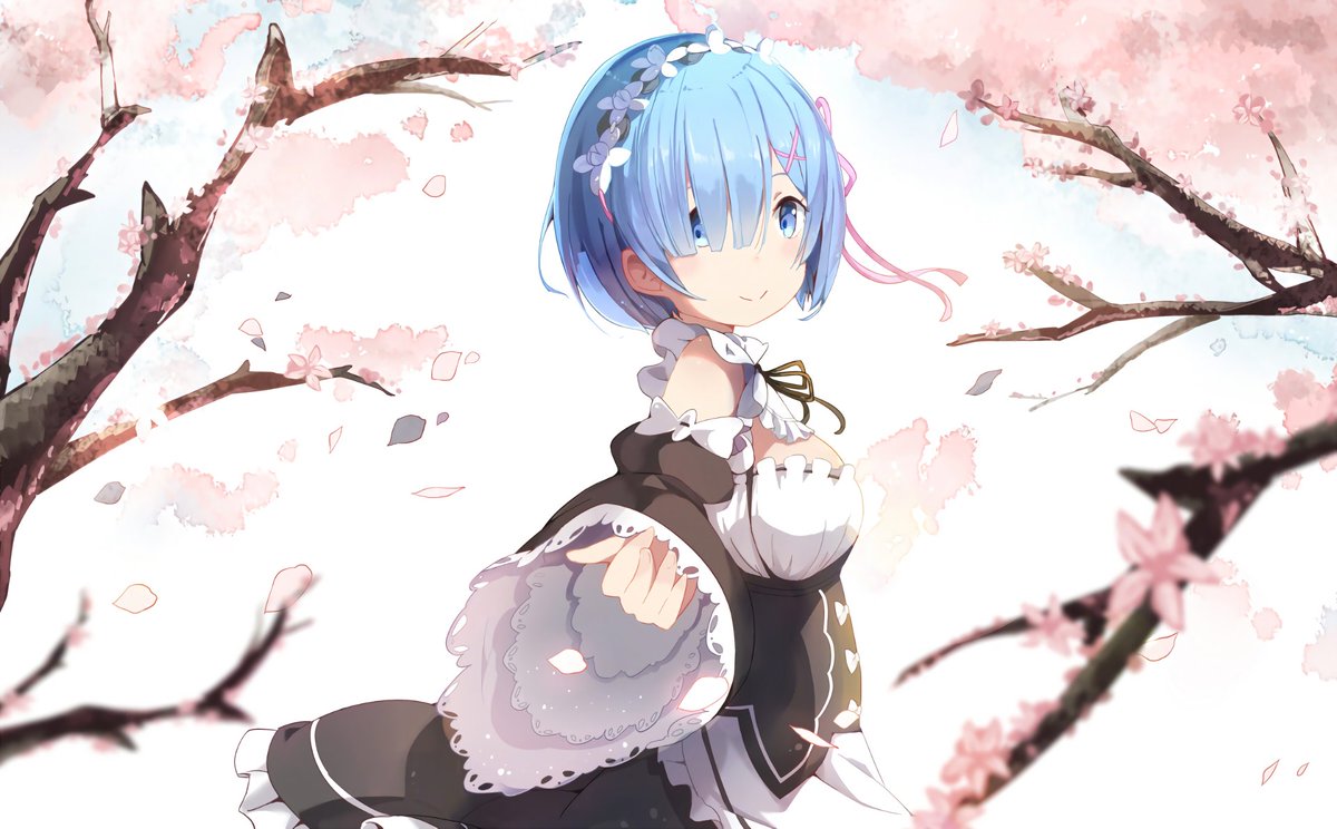Anime Background Rem - HD Wallpaper 
