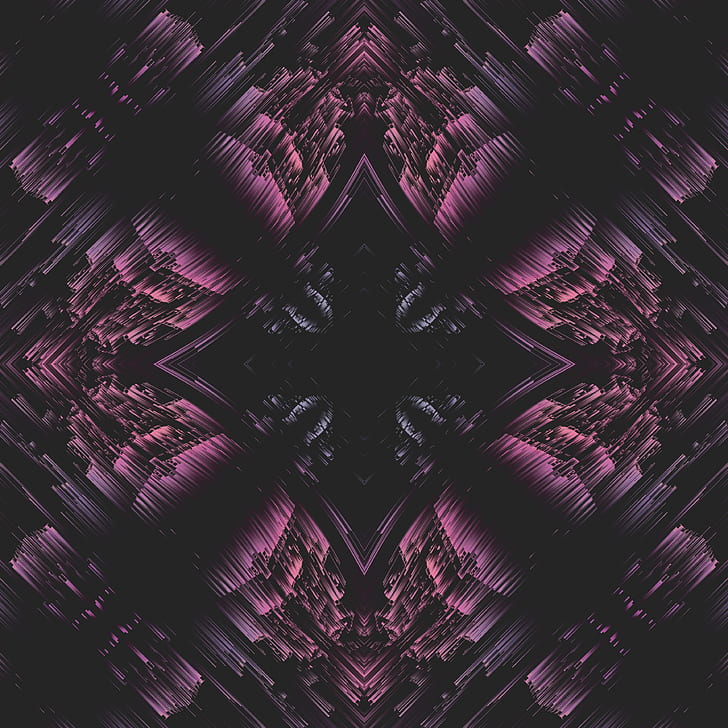 Geometric, Symmetrical, Neon, Glitch Art, 4k, Hd Wallpaper - Glitch Art - HD Wallpaper 