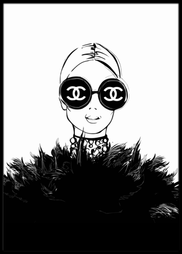 Chanel Illustration - HD Wallpaper 