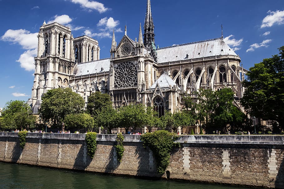 Notre Dame In Paris, France, Urban, Church, Notre Dame - Notre Dame De Paris - HD Wallpaper 