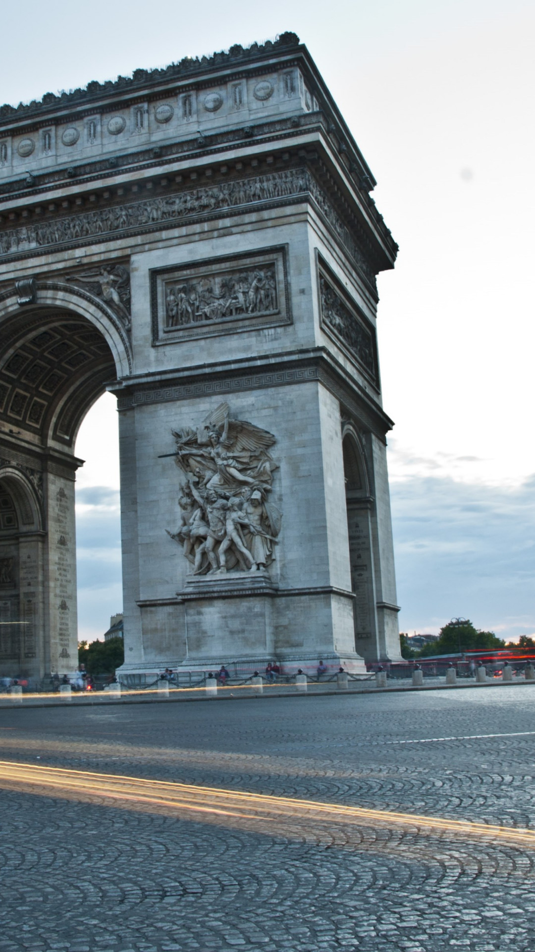 Arc De Triomphe From Paris Wallpaper - Arc De Triomphe - HD Wallpaper 