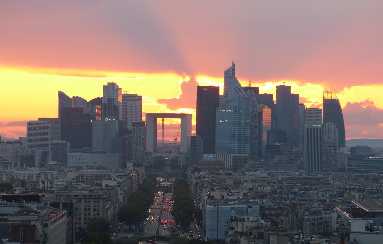 Photo Wallpaper France, Paris, Defense, La Defense - Paris - HD Wallpaper 