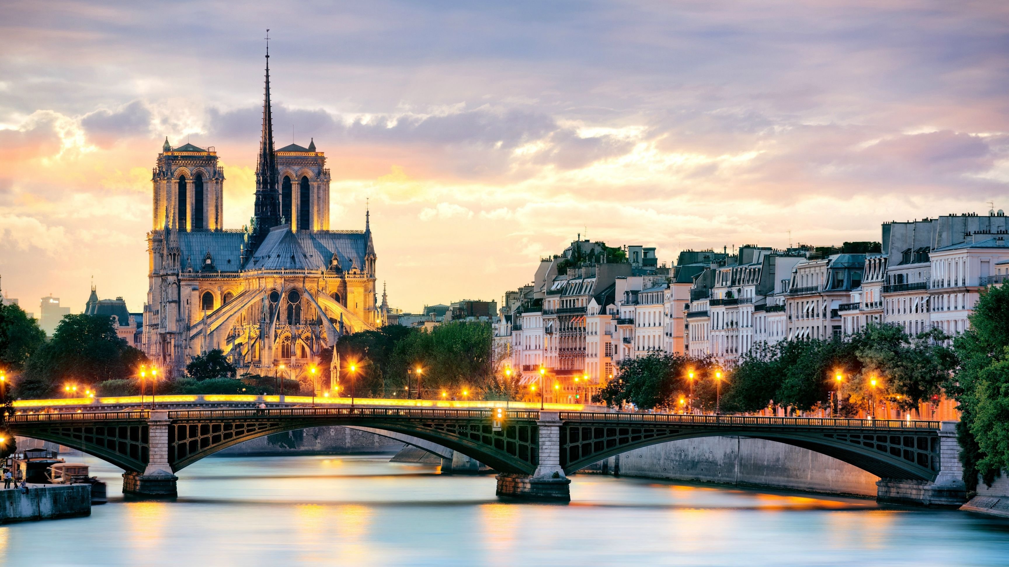 Notre Dame De Paris 4k - HD Wallpaper 