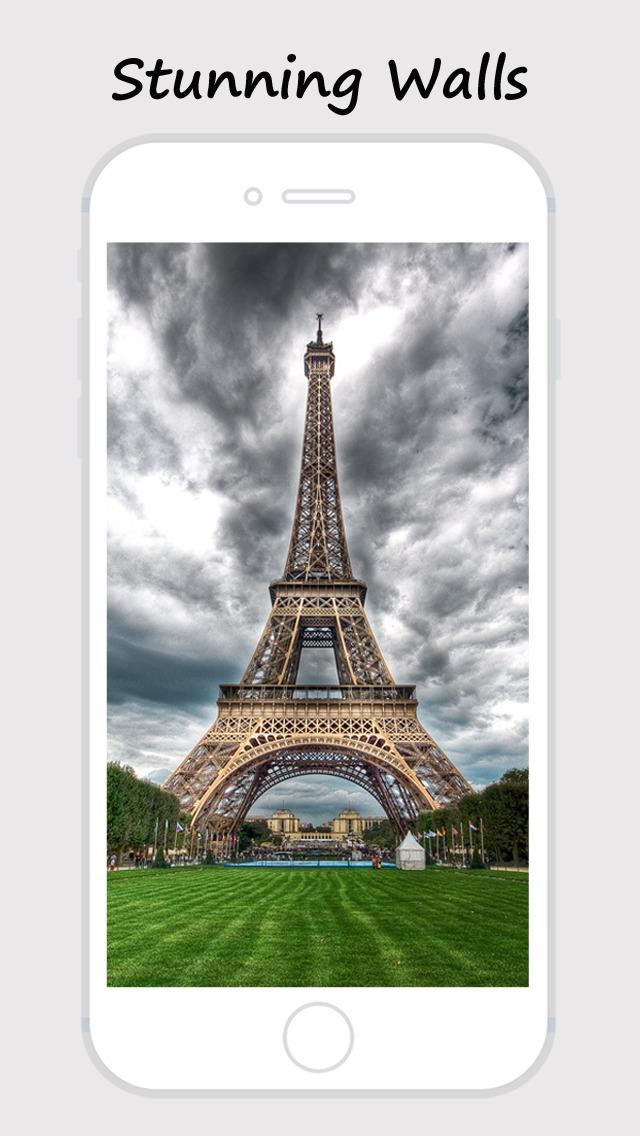 Eiffel Tower Hdr - HD Wallpaper 