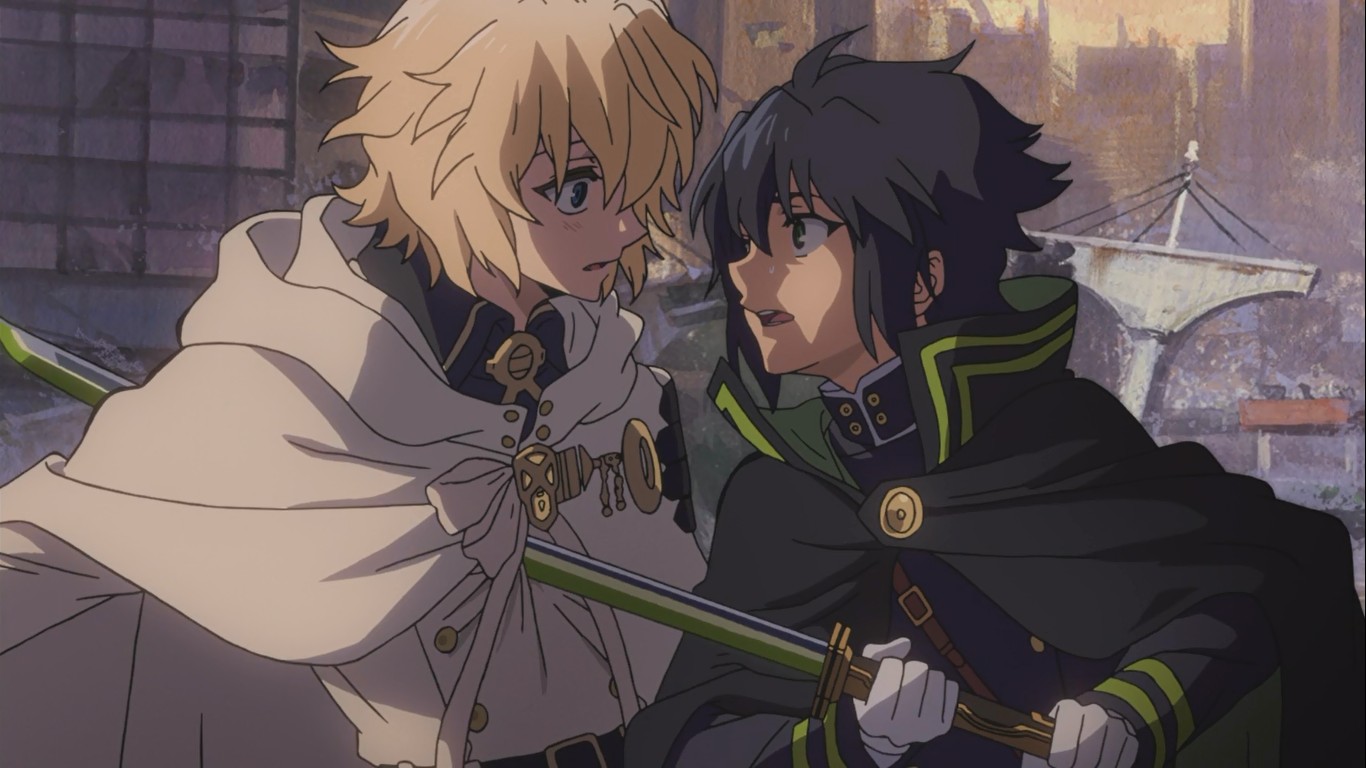 Seraph Of The End Yuu Stabs Mika - HD Wallpaper 