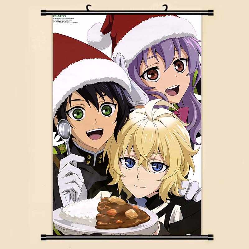 Anime Manga Seraph Of The End Wall Scroll Painting - Owari No Seraph Christmas - HD Wallpaper 