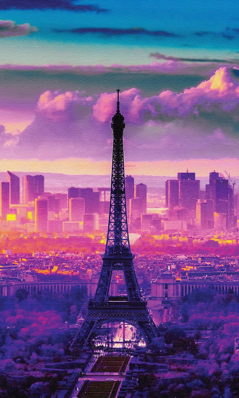 Paris Wallpaper For Phone - Phone Wallpapers Paris - HD Wallpaper 