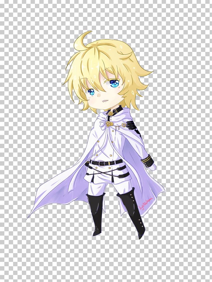 Anime Mangaka Chibi Seraph Of The End Drawing Png, - Christmas Tree Png Small - HD Wallpaper 