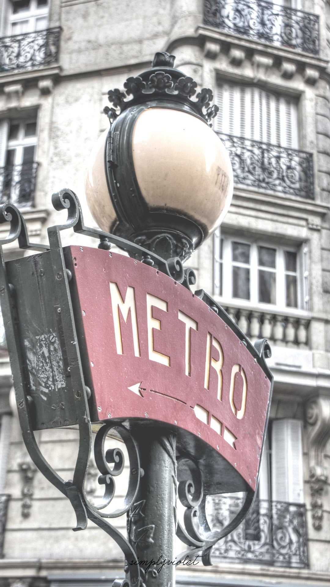 Paris Metro Phone Wallpaper - Paris - HD Wallpaper 