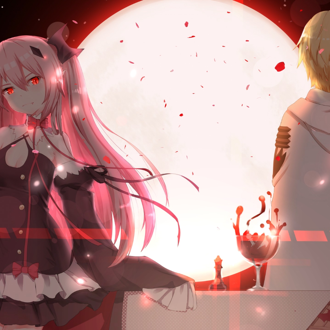 Owari No Seraph Mika X Krul - HD Wallpaper 