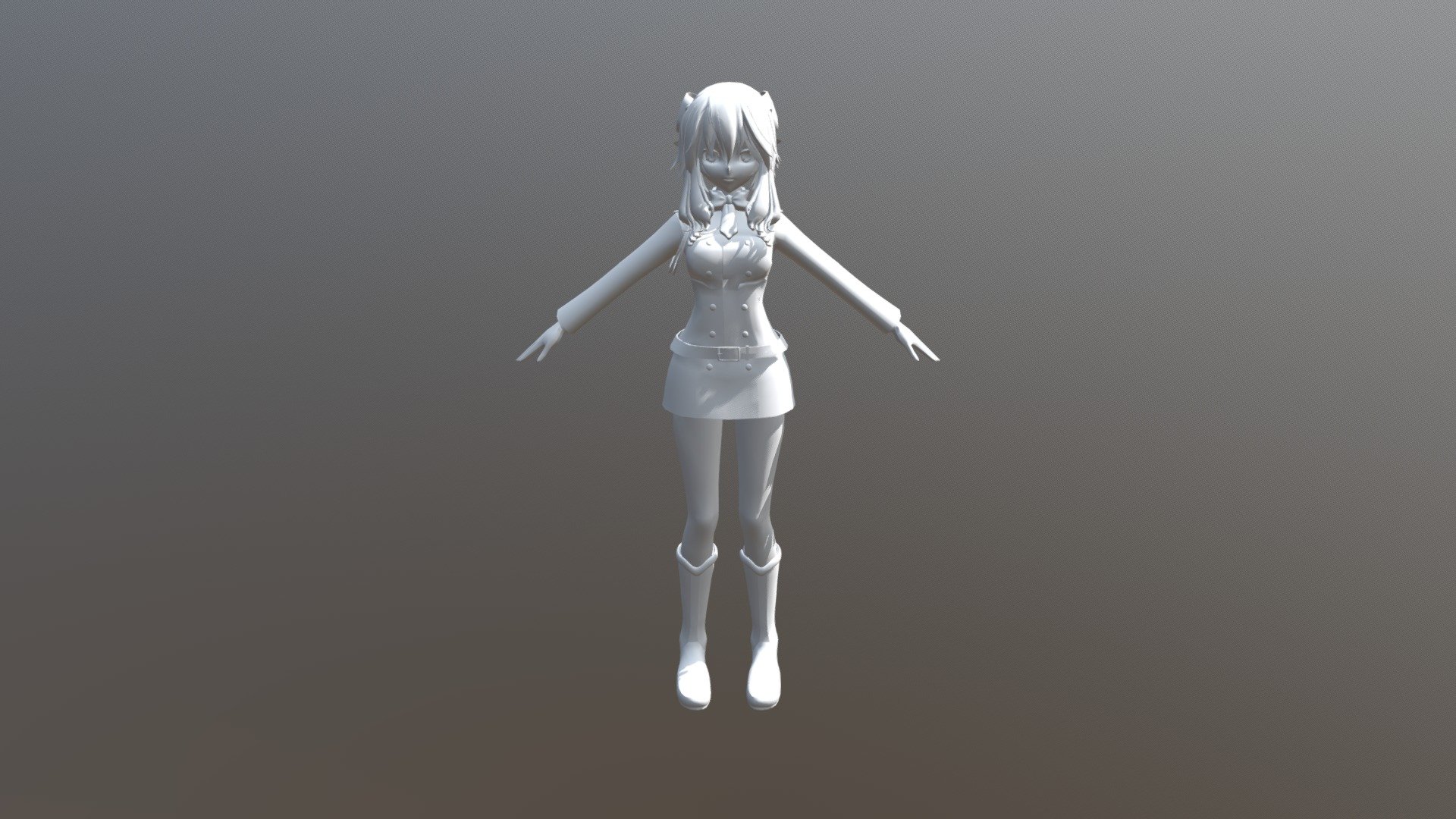 Shinoa Hiiragi 3d Model - HD Wallpaper 