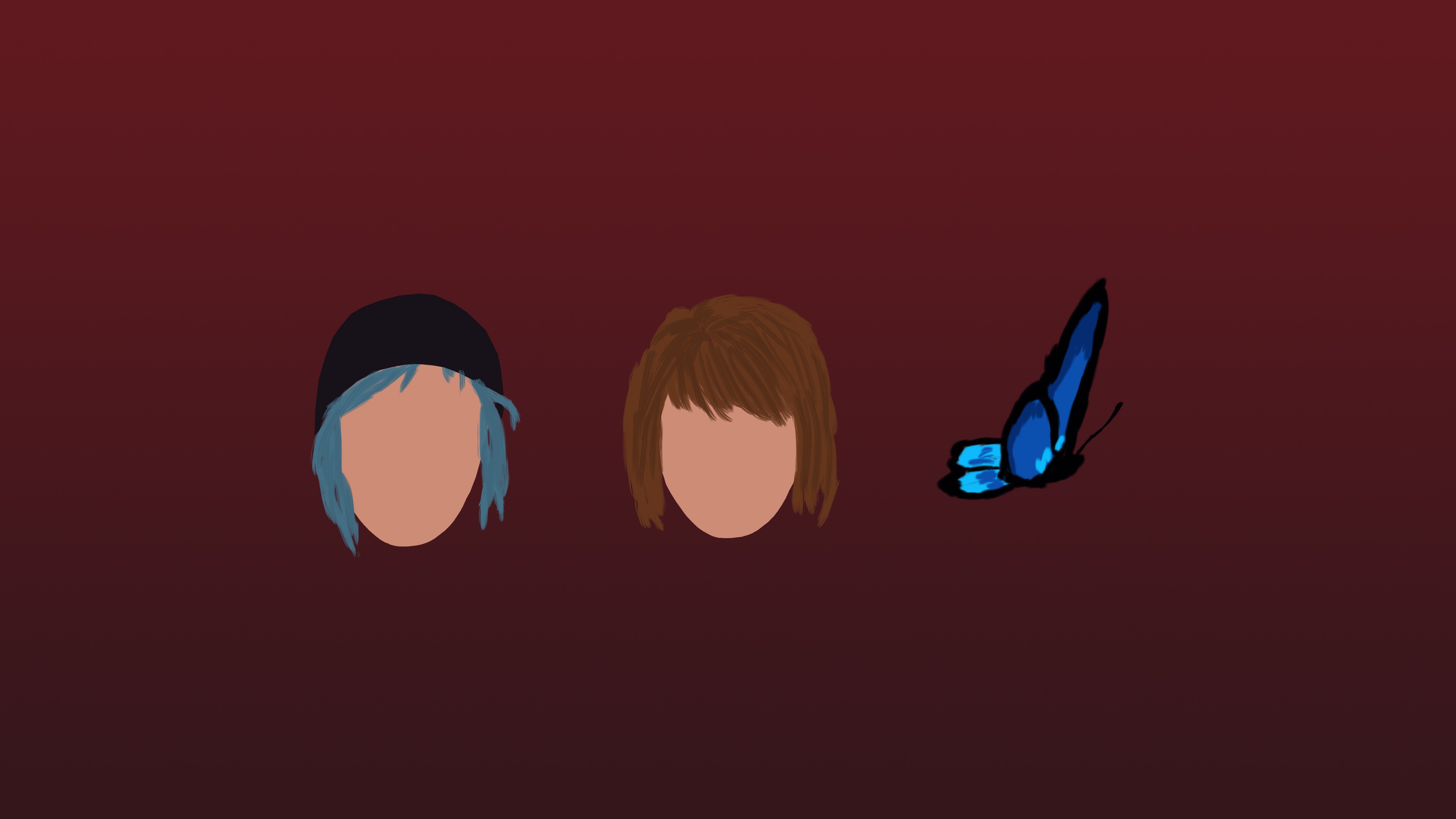 Life Is Strange Chloe And Max Butterfly - HD Wallpaper 