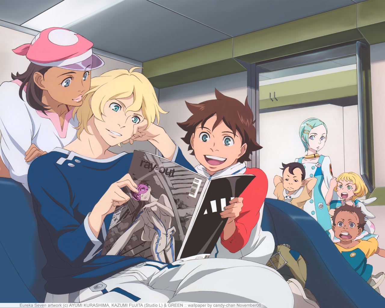 Gidget Eureka 7 - HD Wallpaper 