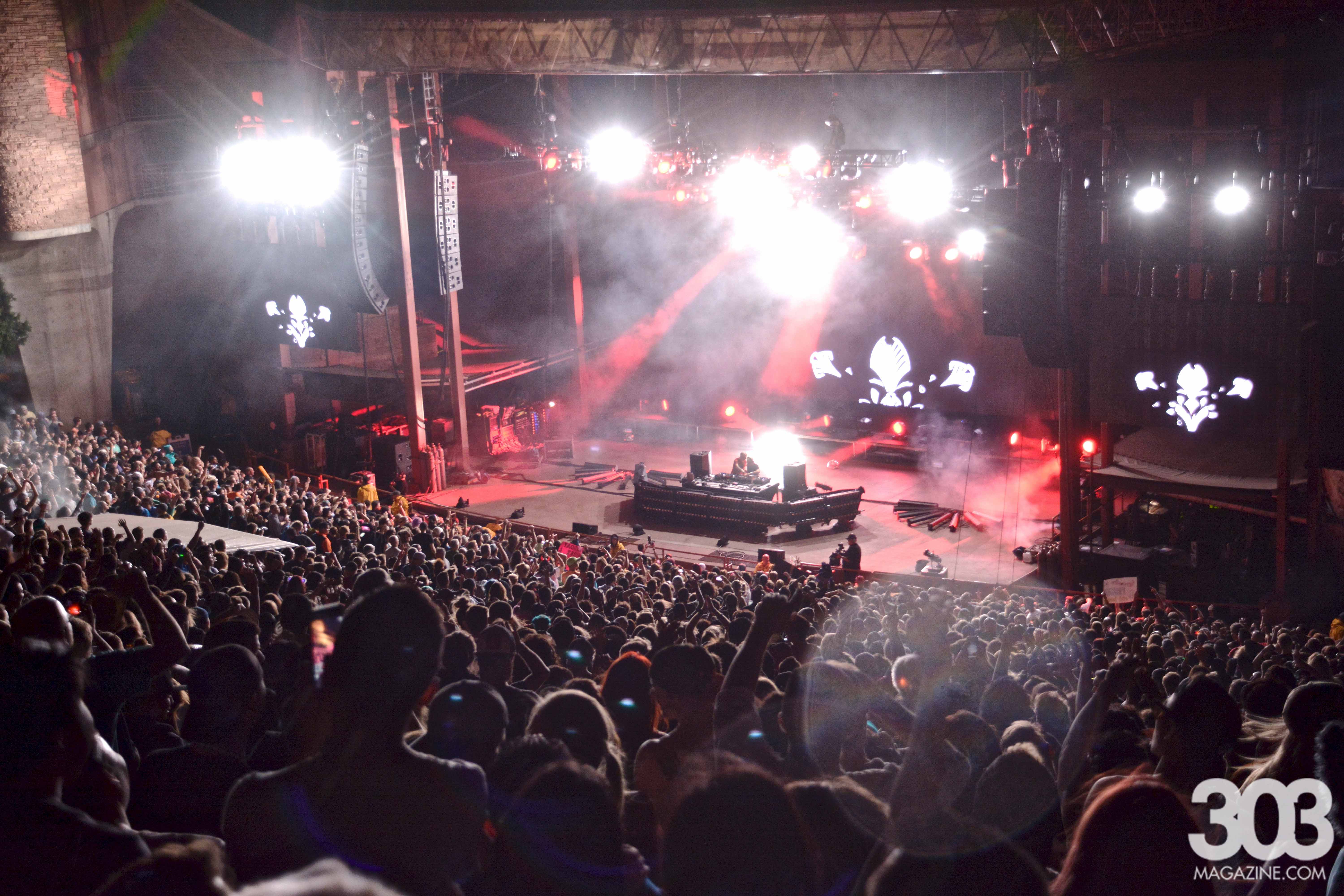 Red Rocks Amphitheatre Above And Beyond - HD Wallpaper 