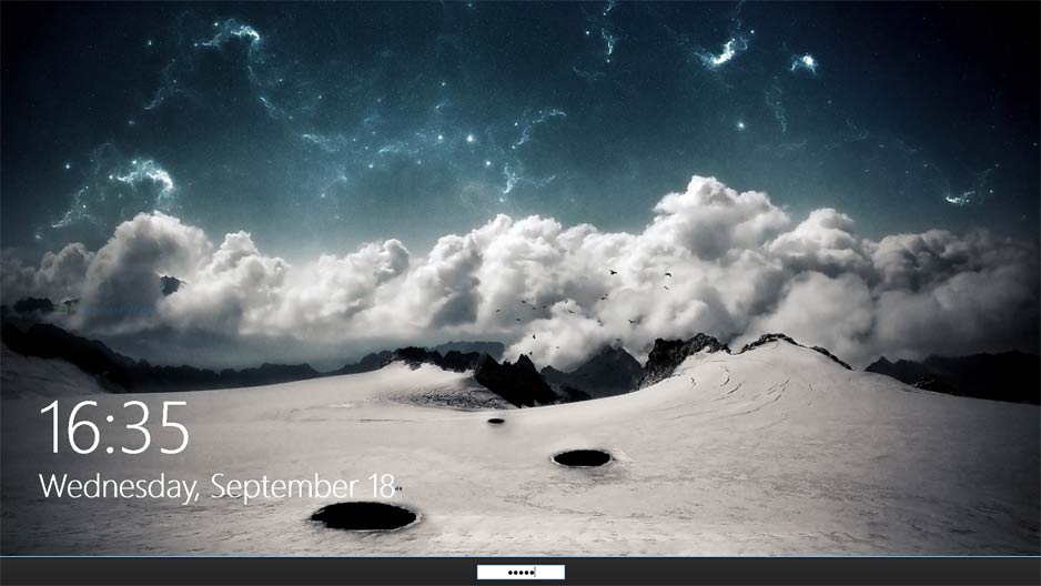 Screen Capture Of Lockscreen Pro - Clouds And Stars Hd - HD Wallpaper 