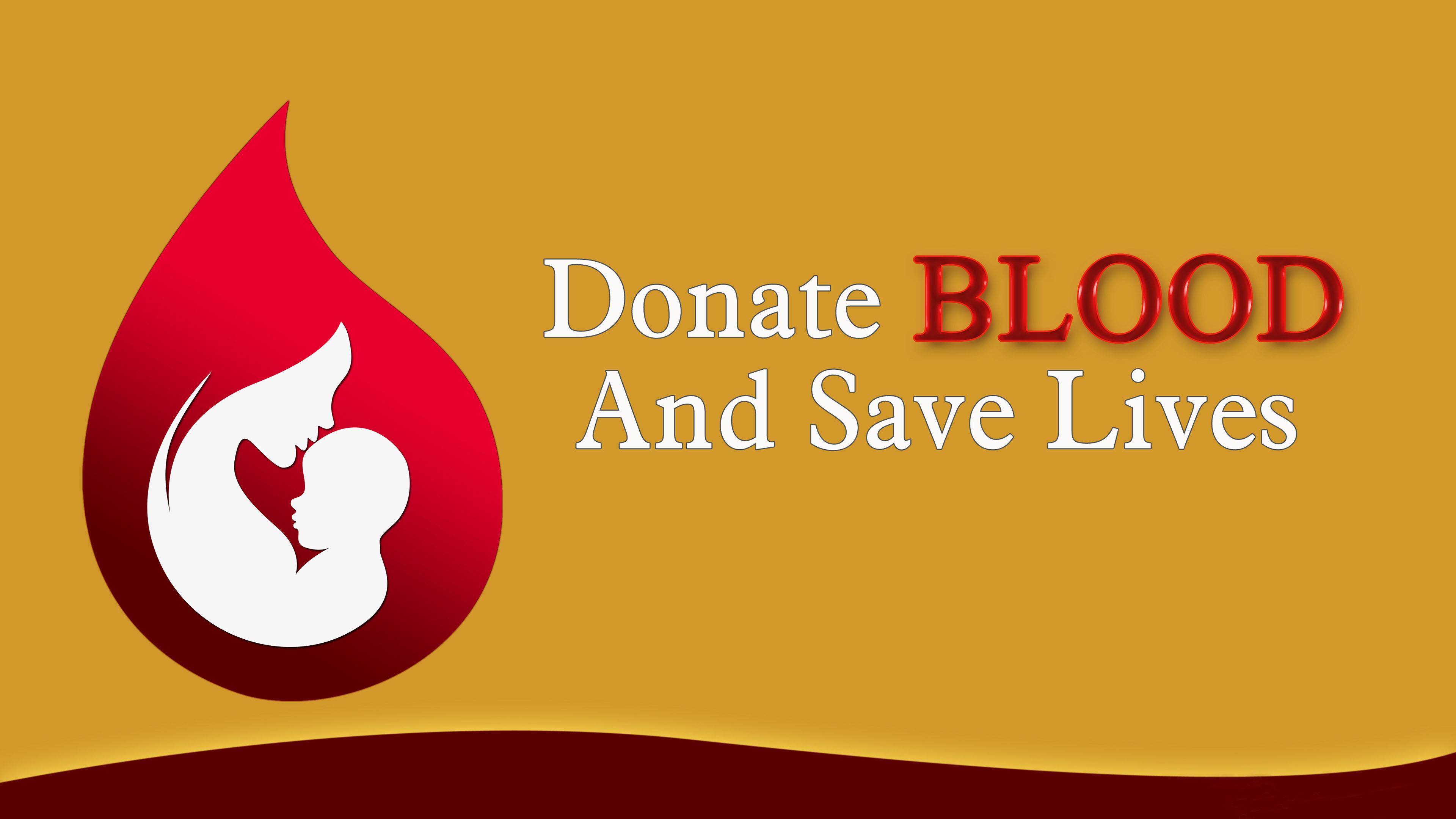 Hd Donate Blood And Save Lives Wallpaper - Graphic Design - HD Wallpaper 