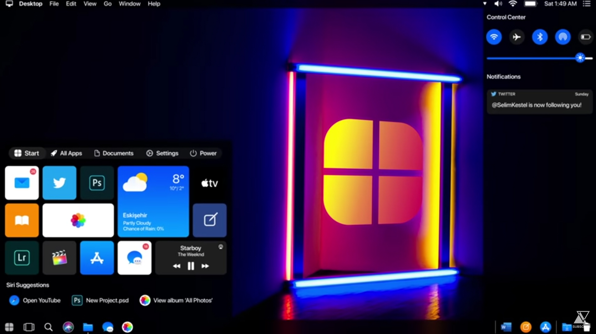 If Apple Made Windows 10 - HD Wallpaper 
