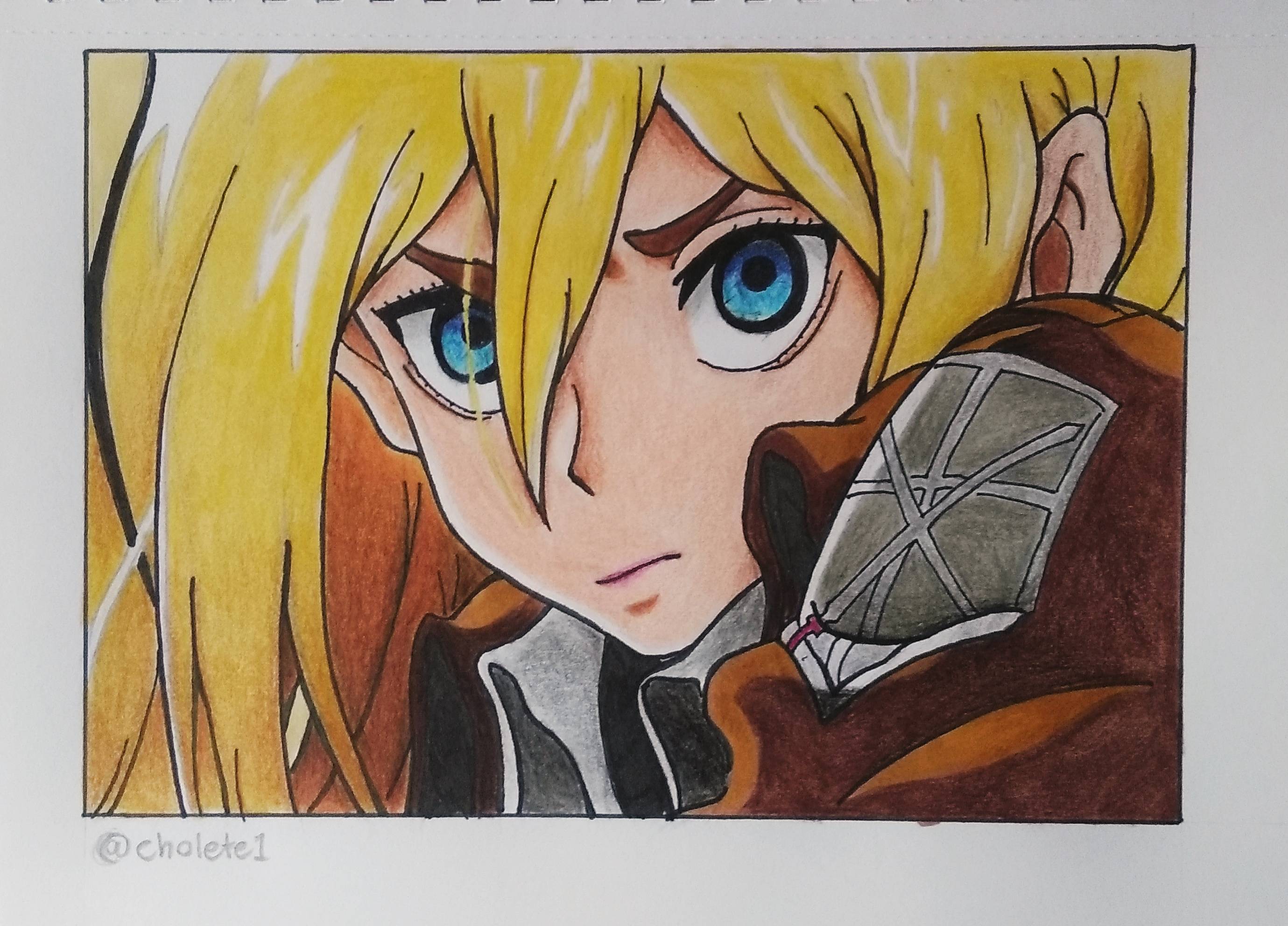 Attack On Titans Krista Lenz - HD Wallpaper 