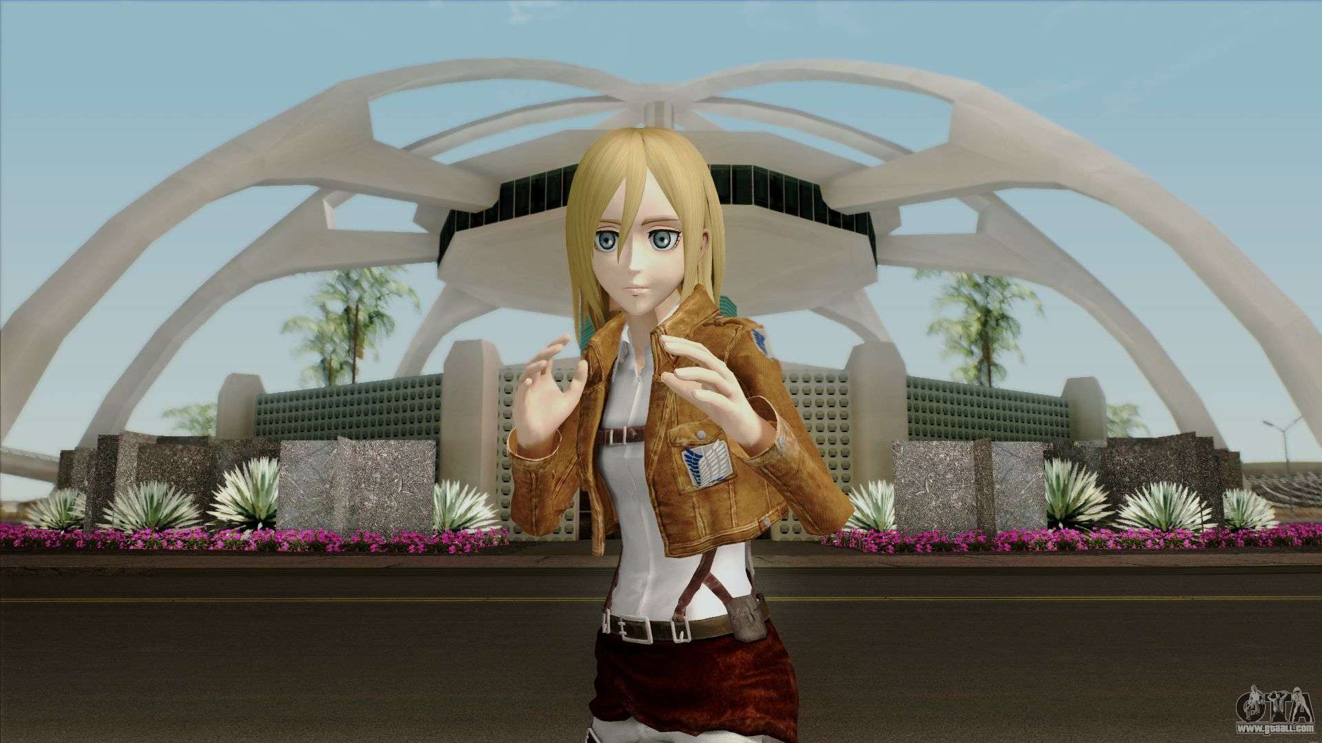 Historia Reiss Shingeki No Kyojin For Gta San Andreas - Sora Kh2 And Kh3 - HD Wallpaper 