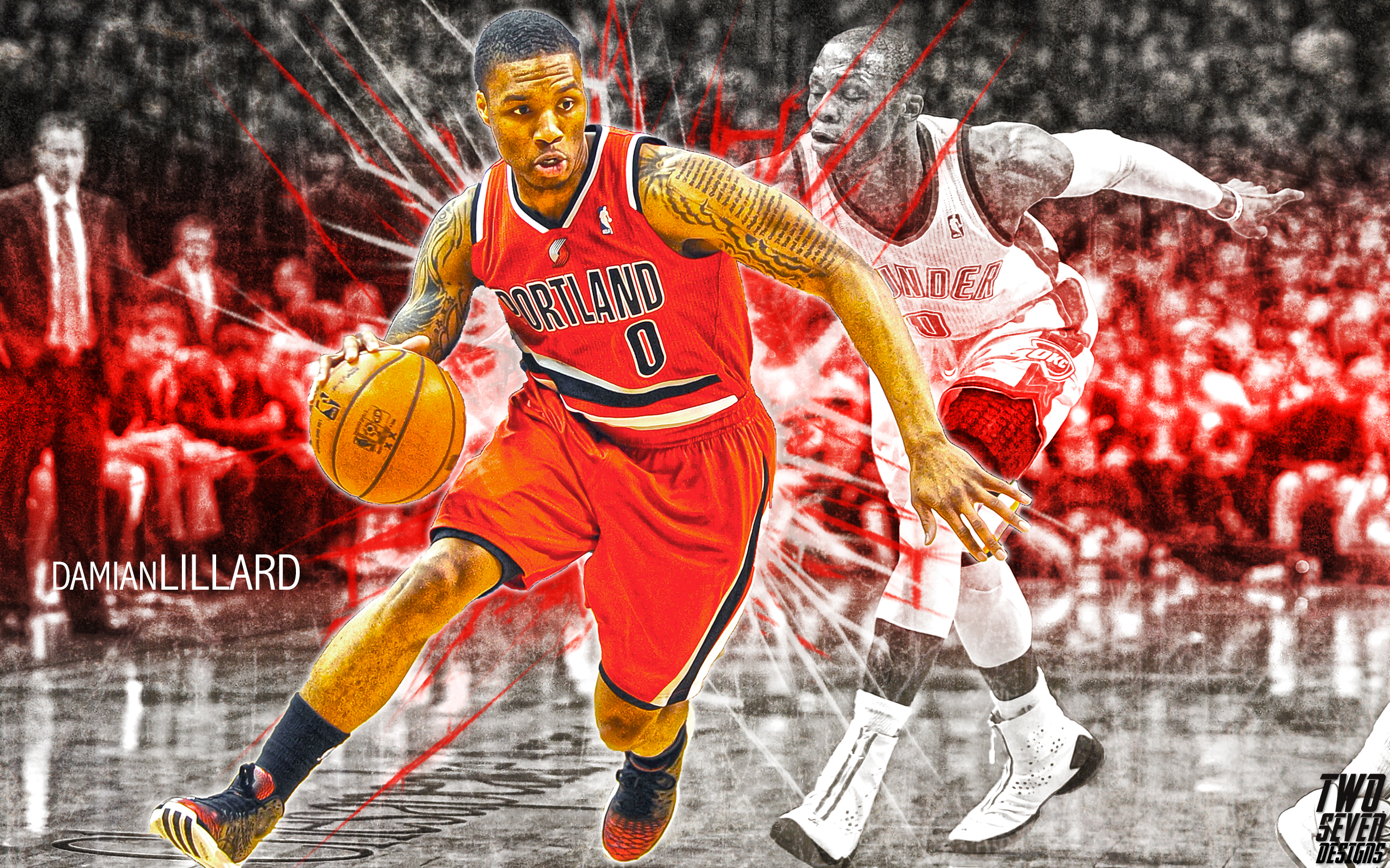 Damian Lillard Vs Thunder 2014 - HD Wallpaper 