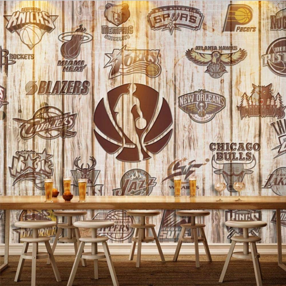 Nba Basketball Star Wallpaper 3d Stereo Retro Nostalgia - Nba - HD Wallpaper 