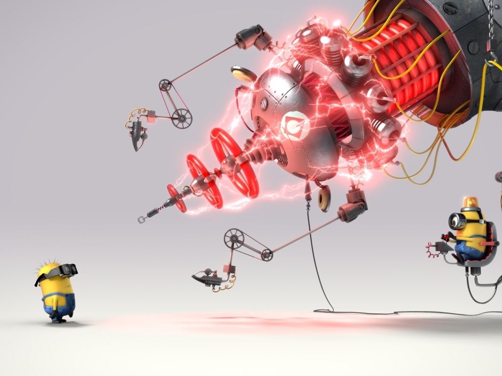 Minions Laser - HD Wallpaper 