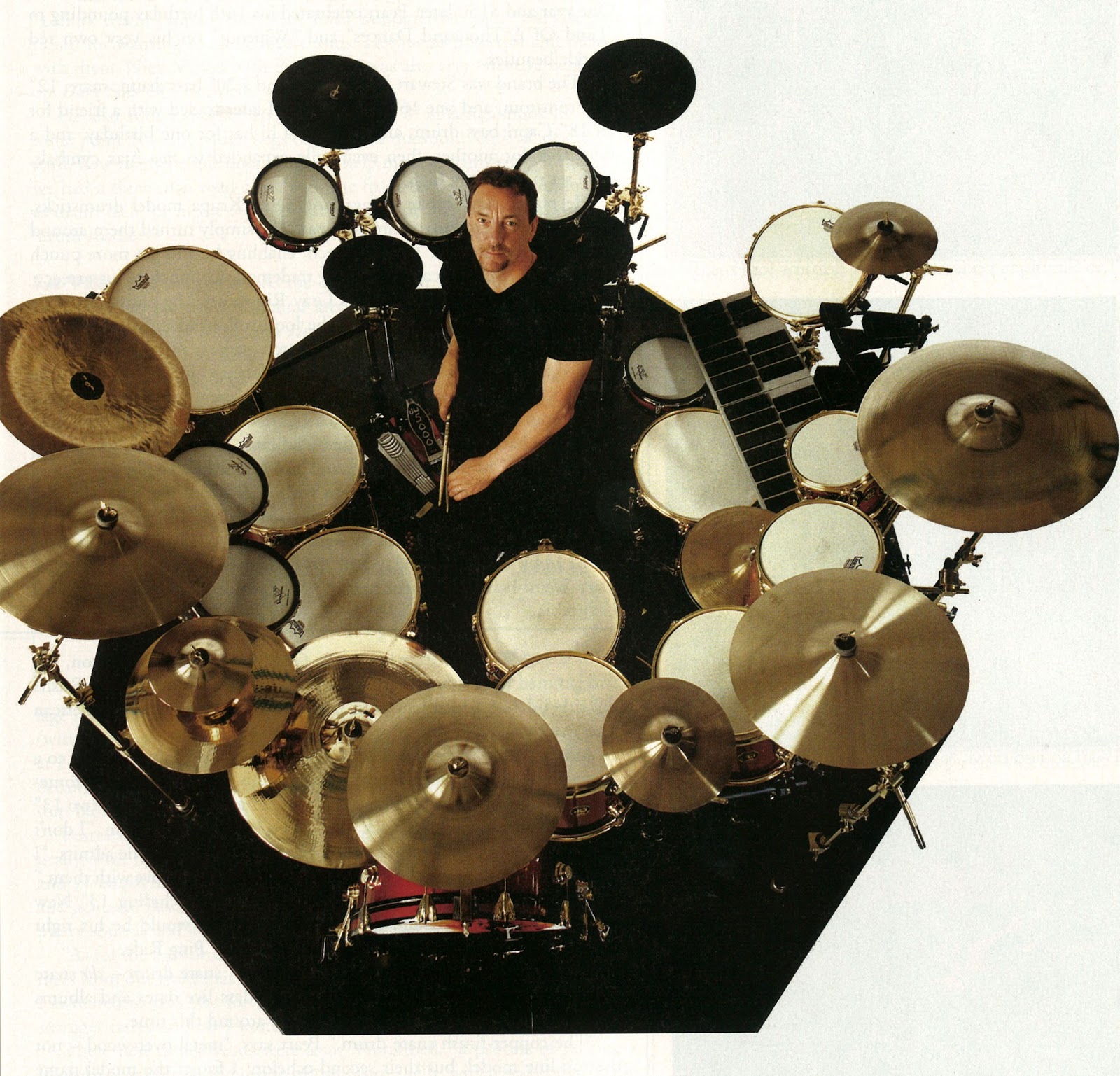 Neil Peart Drum Set - HD Wallpaper 