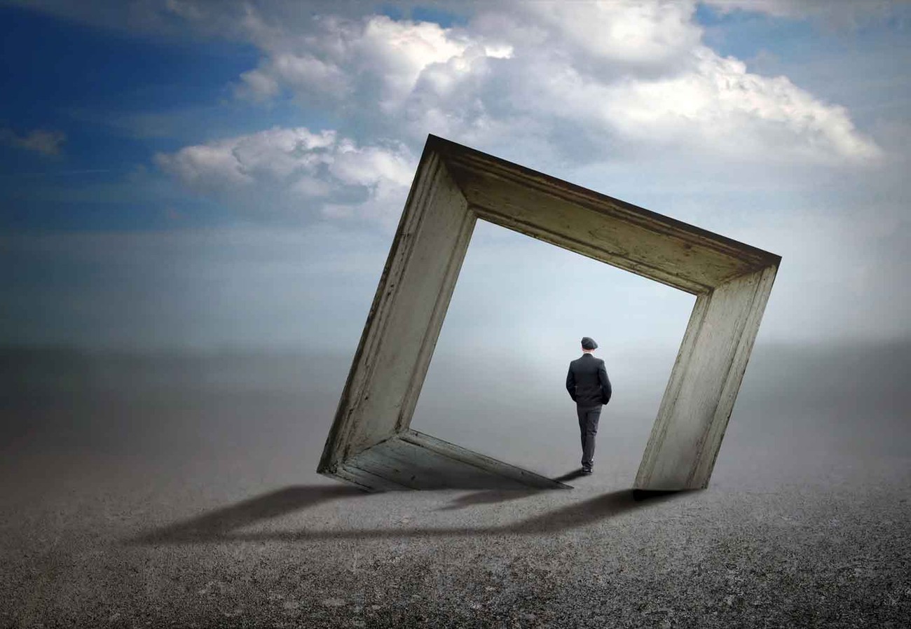 Trough The Frame Wallpaper Mural - Μελαγχολια - HD Wallpaper 
