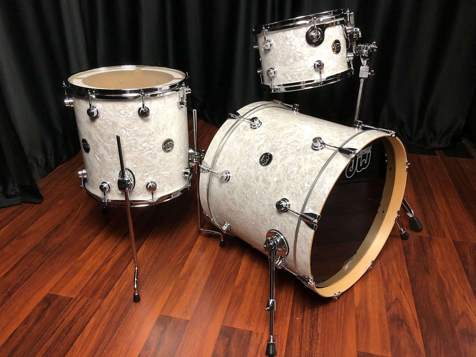 Dw Drums Sets Drum Workshop Performance 12, 14, 20 - Dw White Marine Pearl - HD Wallpaper 