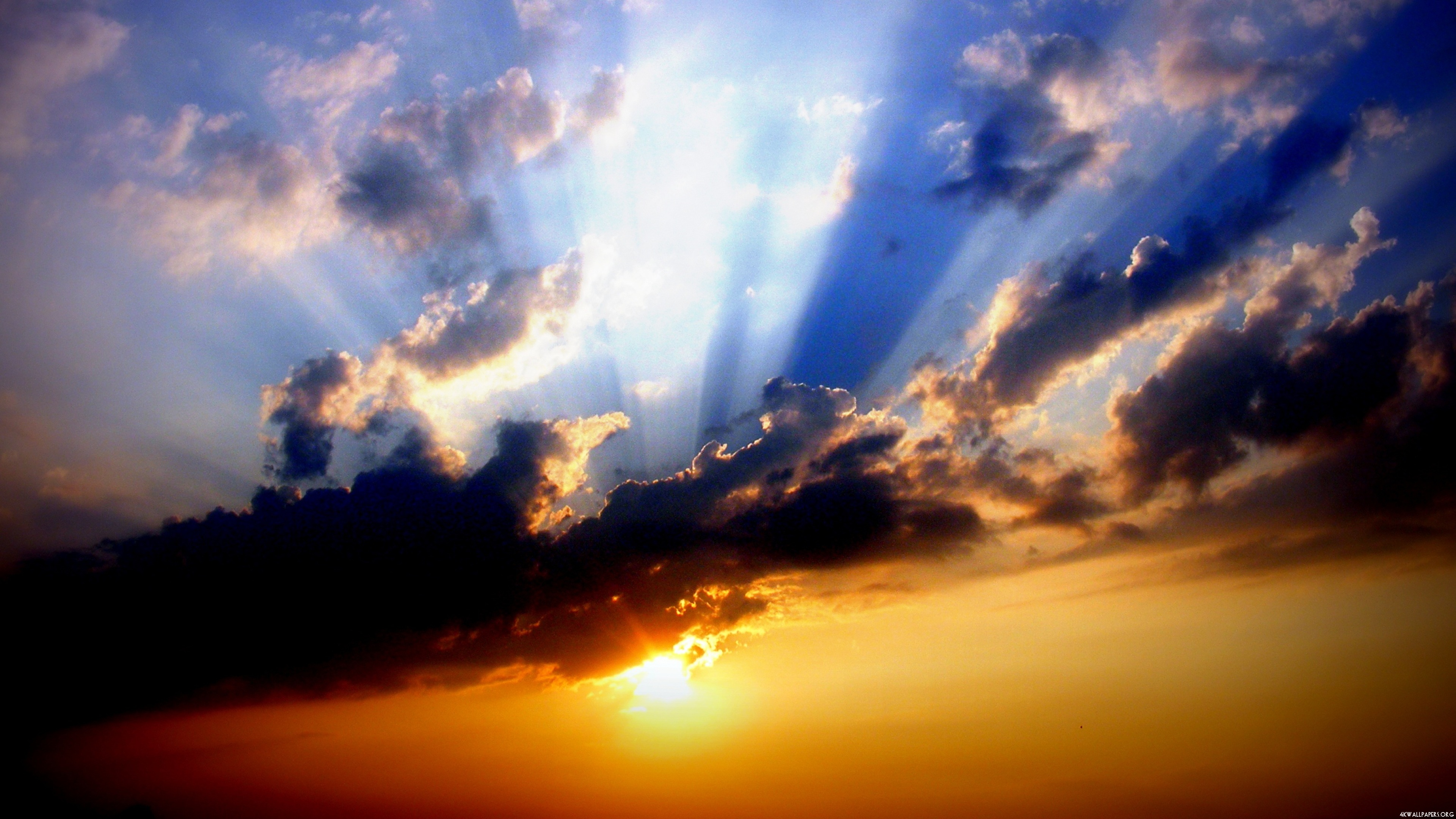 Sunshine Trough Clouds Wallpaper - Voice From Heaven This Is My Son - HD Wallpaper 