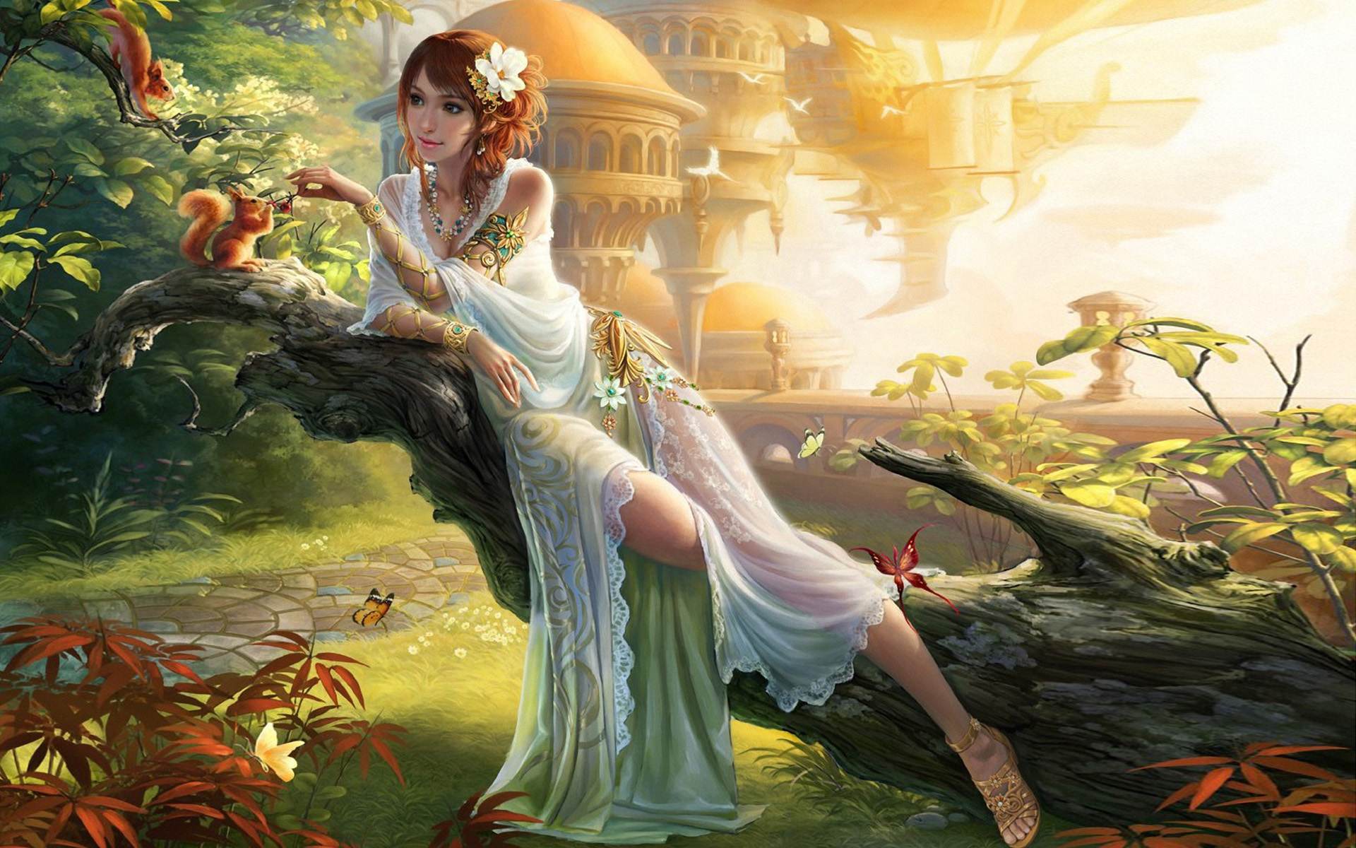 Cartoon Beautiful Wallpaper Princess - 1920x1200 Wallpaper - teahub.io