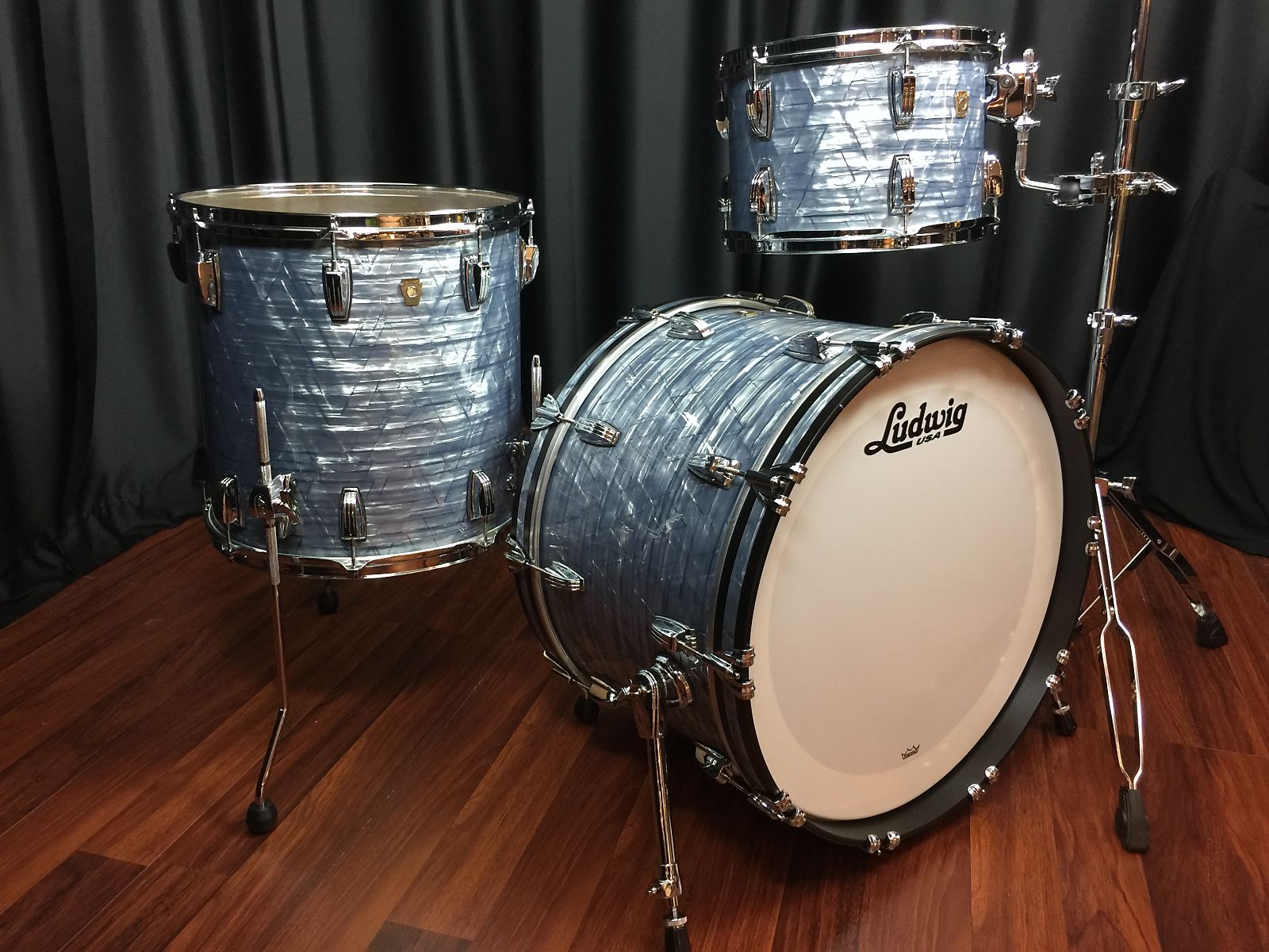 Ludwig Drums Sets Usa Classic Maple Sky Blue Pearl Ludwig Drums Sky