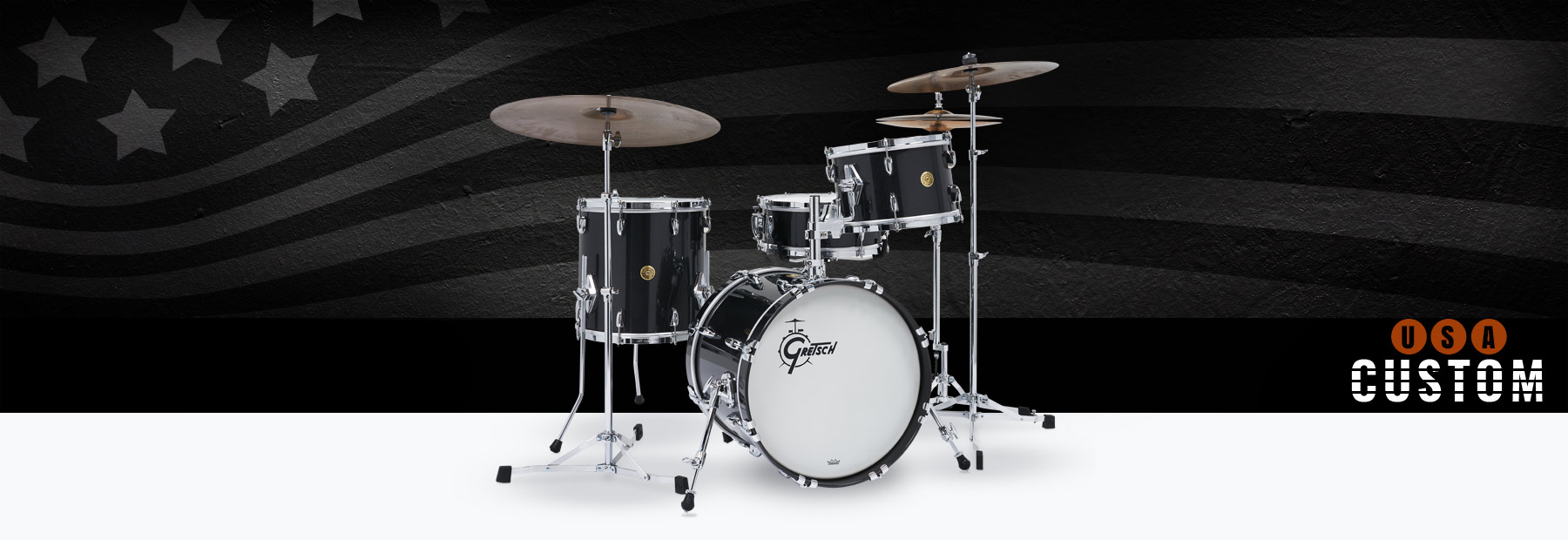 Usa Custom - Drums Banner - HD Wallpaper 