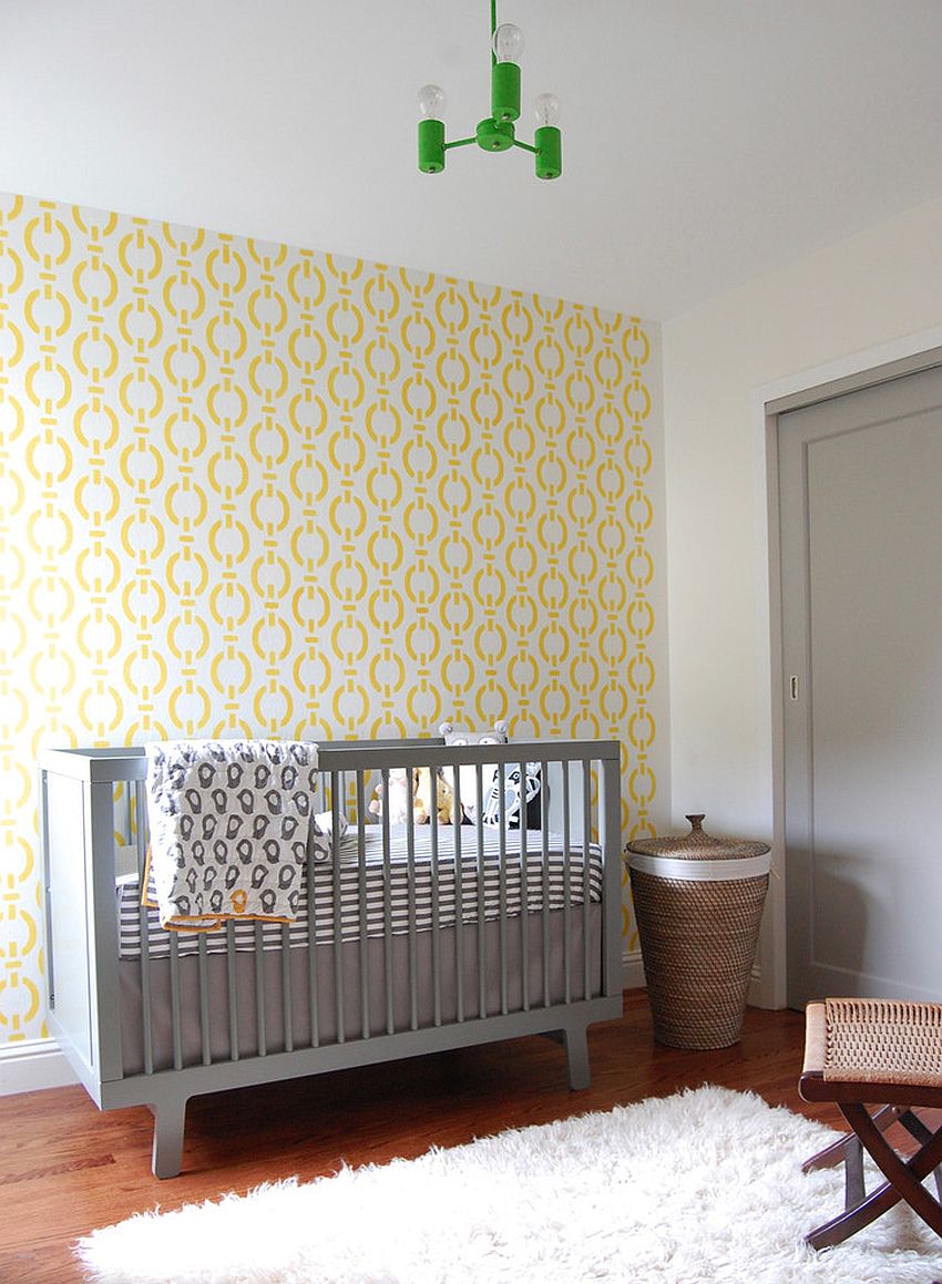 Gray And Yellow Nursery Designs With Refreshing Elegance - Wall Decals For Girl Nursery - HD Wallpaper 