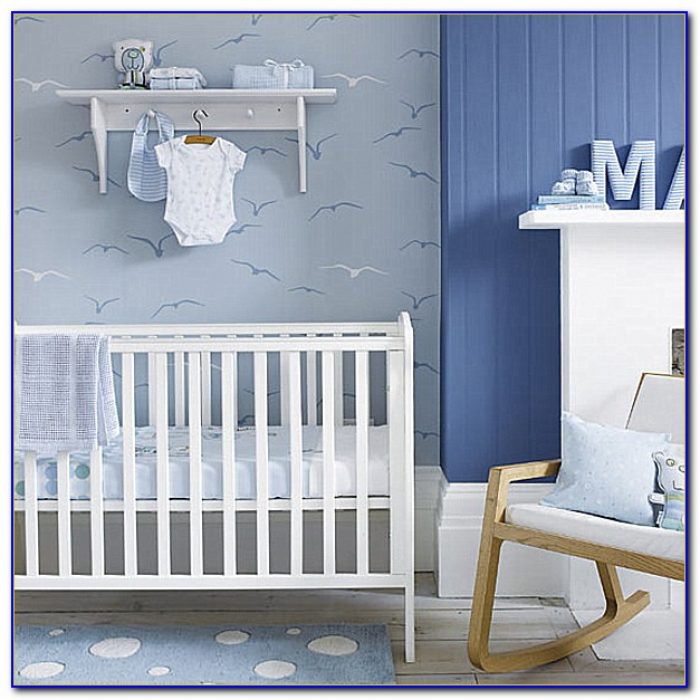 Baby Boy Nursery Wallpaper Uk Colores De Pared Para Recien Nacidos