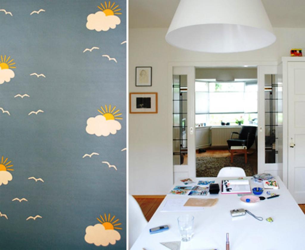 Vintage Nursery Wallpaper - Window Film - HD Wallpaper 