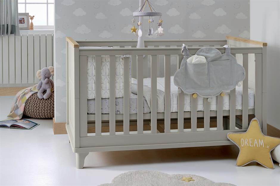 Grey Cot Nursery Ideas - HD Wallpaper 