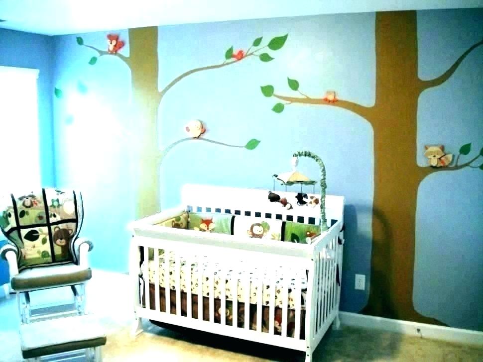 Baby Room Theme Unique Nursery Babies Themes Girl Boy - Blue Theme Bedroom - HD Wallpaper 