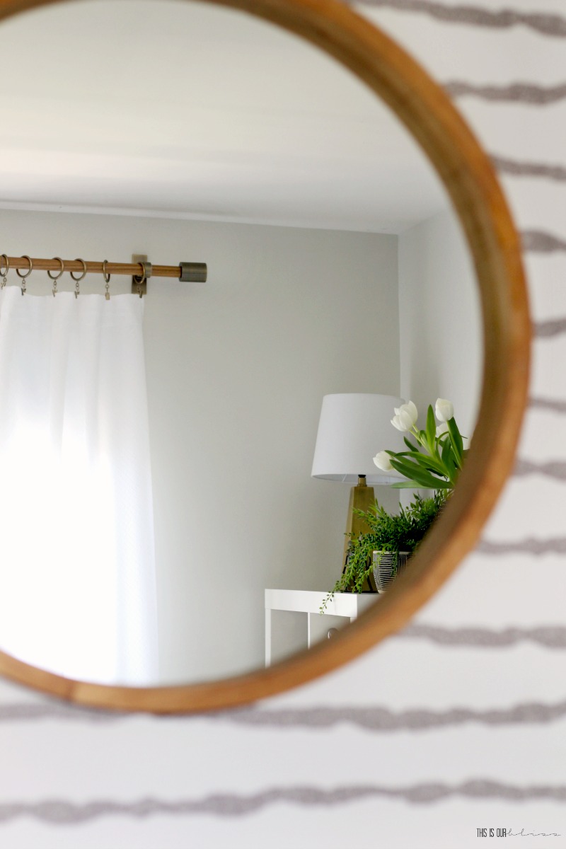 Sophisticated Neutral Nursery Reveal - Wooden Mirror For Baby Nursery - HD Wallpaper 