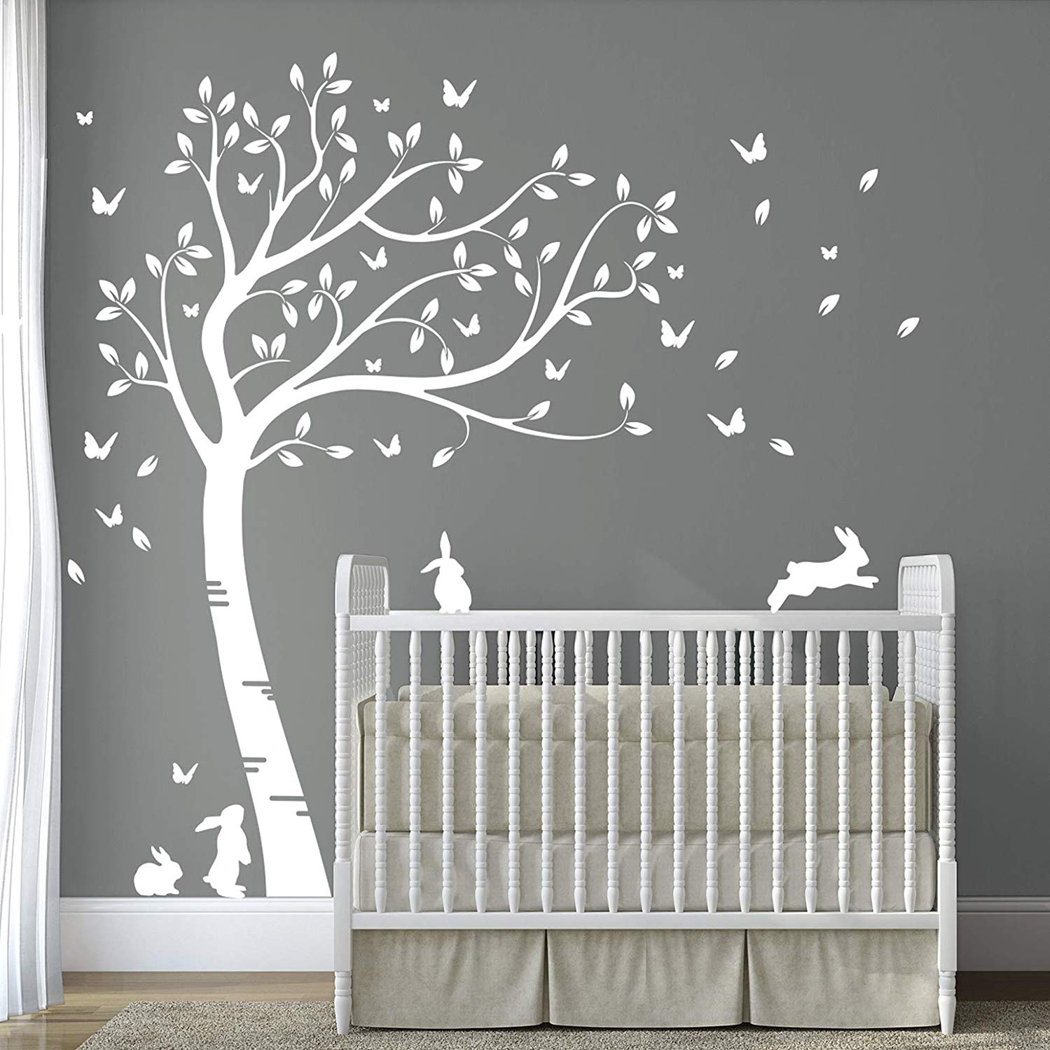 Designdivil S Customised Full Size Beautiful Bunny - Bunny Nursery Stickers - HD Wallpaper 