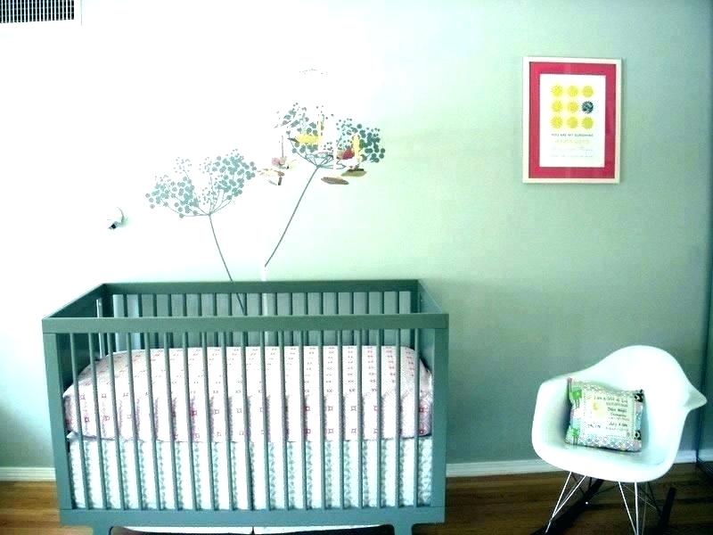 Baby Nursery Wallpaper Ideas Nursery Room Paint Ideas - Cradle - HD Wallpaper 