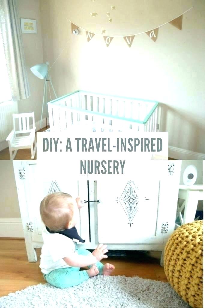 Baby Room Wallpaper Ideas Splendid Baby Boy Room Decor - Travel Inspired Nursery Diy - HD Wallpaper 