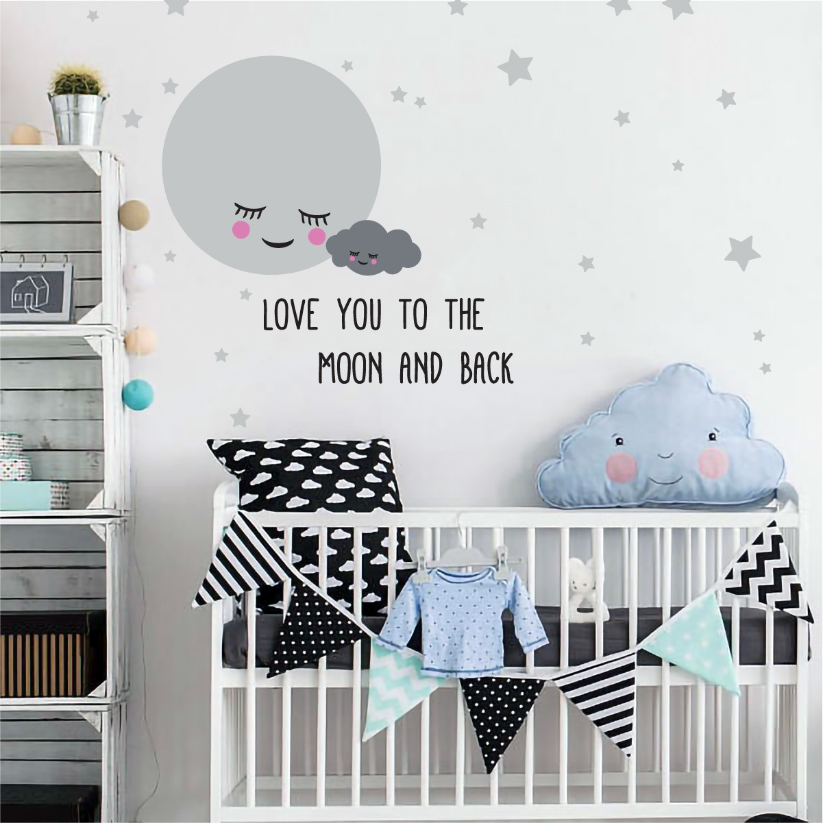 Cloud Baby Room Ideas - HD Wallpaper 