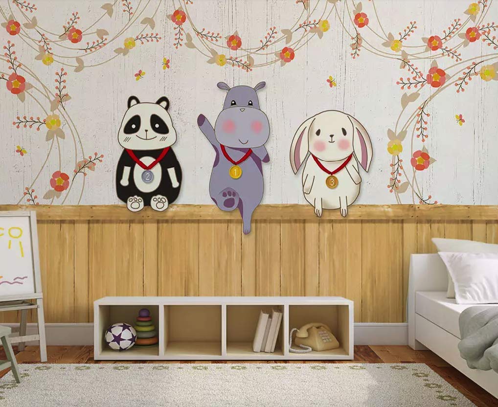 Murwall Nursery Wallpaper Prized Animal Wall Mural - Wallpaper - HD Wallpaper 
