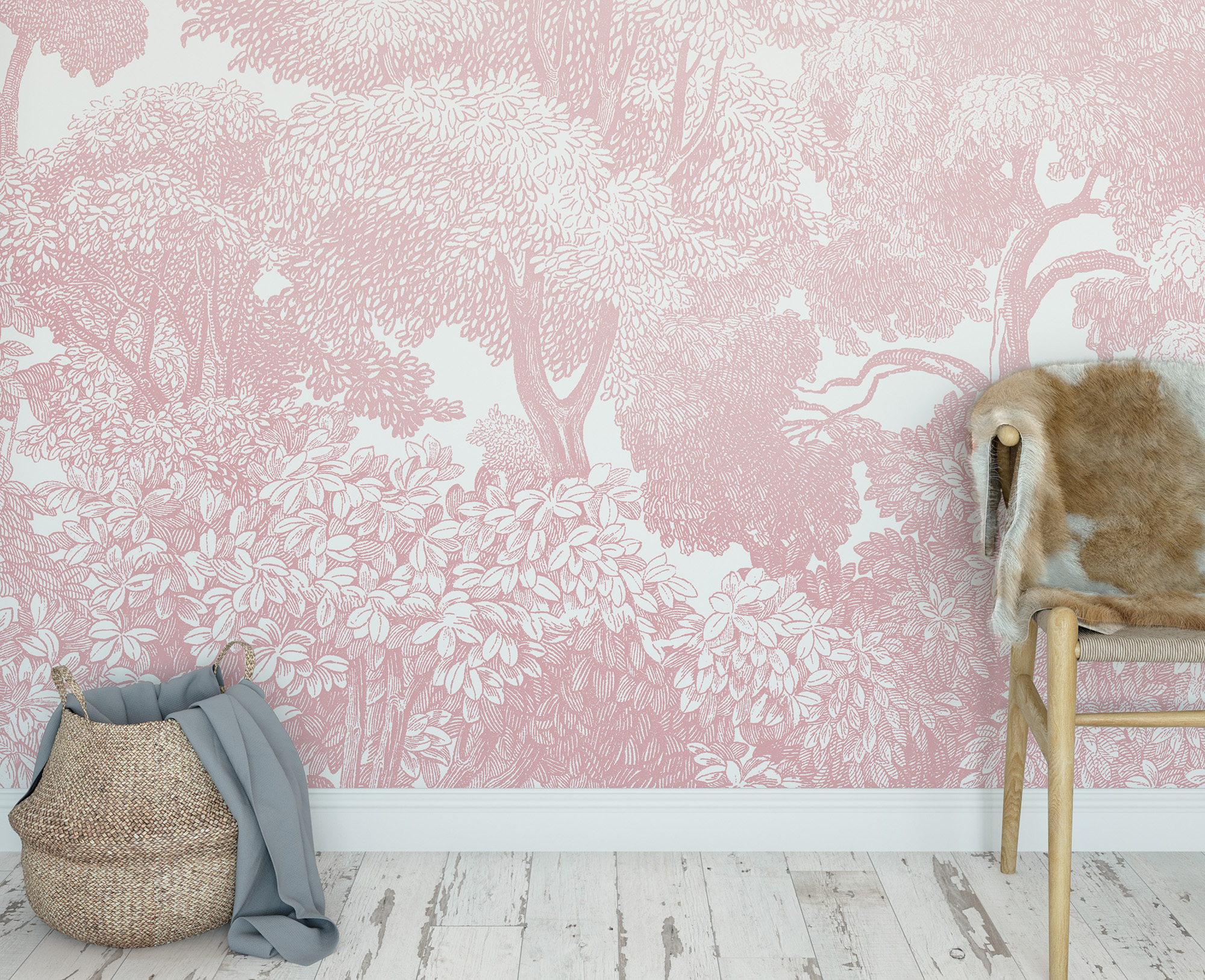 Watercolour Nursery Animal Prints - HD Wallpaper 
