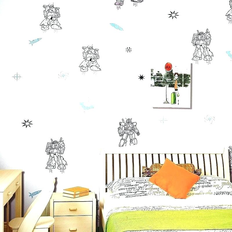 Modern Kids Wallpaper For Baby Boy Nursery Bedroom - Wall - HD Wallpaper 