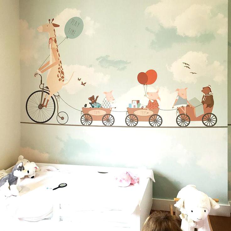 Animal Wallpaper For Nursery - Little Hands Wallpaper Playtime - HD Wallpaper 