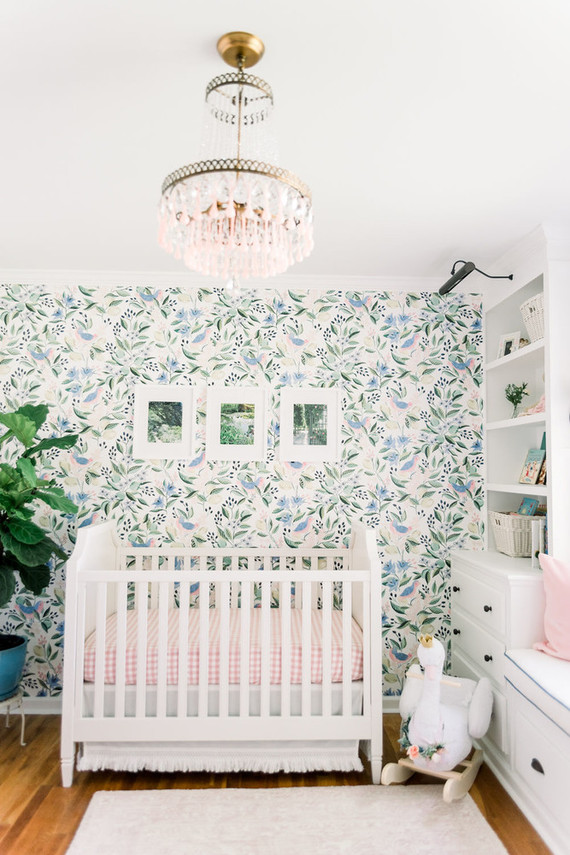 Floral Nursery Wallpaper Floral Nursery 570x855 Wallpaper teahub.io