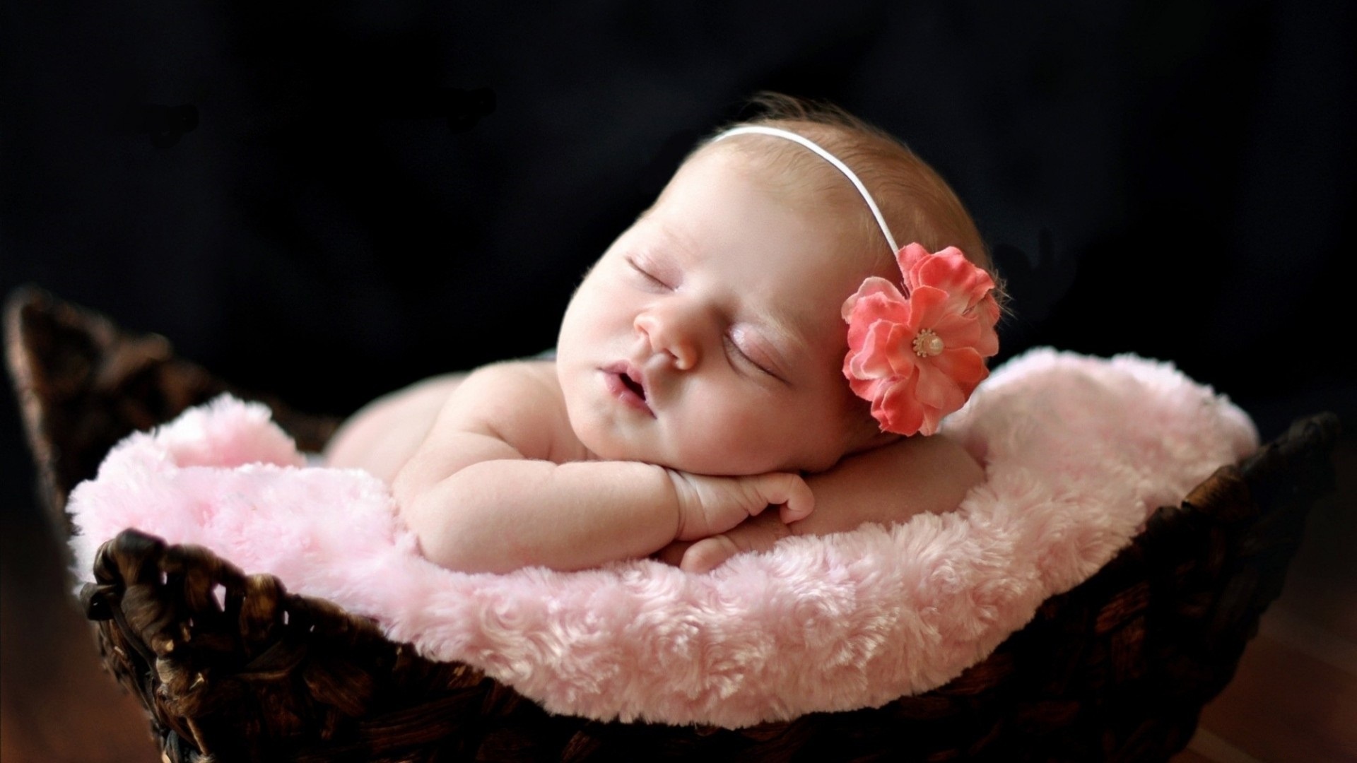 Little Boy Sleeping With Open Mouth - Cute New Born Baby - HD Wallpaper 